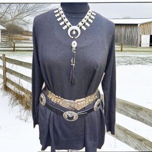 4 items - (2 belts 2 necklaces) Western Style